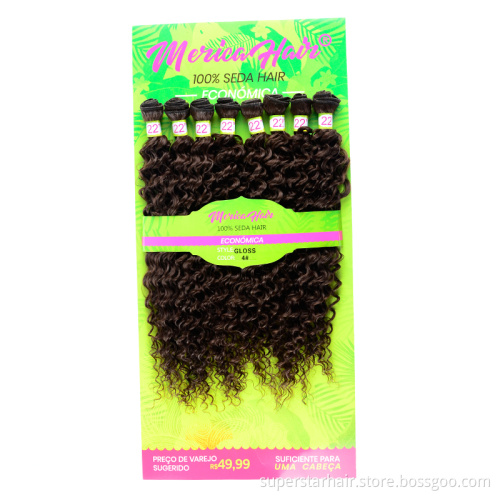 synthetic weave hair packs,high quality synthetic hair curly weaves